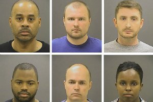 Присяжные решили судить 6 полицейских по обвинению в убийстве чернокожего жителя Балтимора