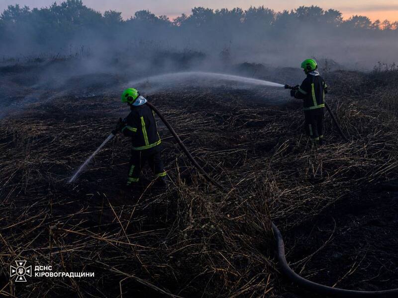 На Кіровоградщині горіли недіючі відстійники