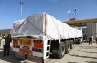 20 вантажівкам з допомогою дозволили в’їзд у Сектори Гази через єгипетський Рафах 