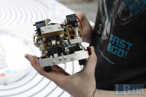 В Киеве соревновались роботы