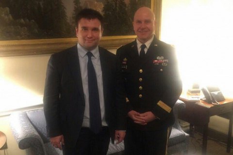 Климкин встретился с новым советником Трампа по нацбезопасности