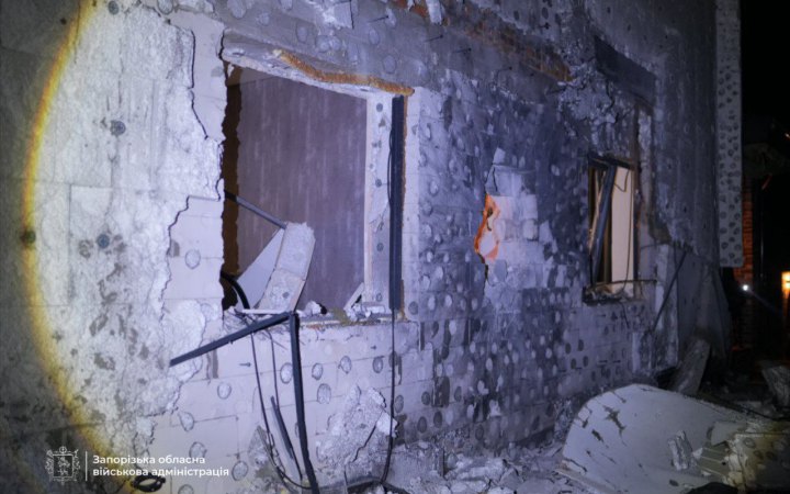 Росіяни атакували Запоріжжя безпілотником, є пошкодження будинків