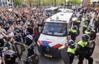 Пропалестинські протестувальники зайняли одну з локацій Амстердамського університету