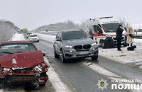 На Полтавщині сталася масштабна ДТП з 10 автівками