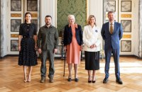Президент та перша леді України зустрілися з королевою Данії та членами королівської родини