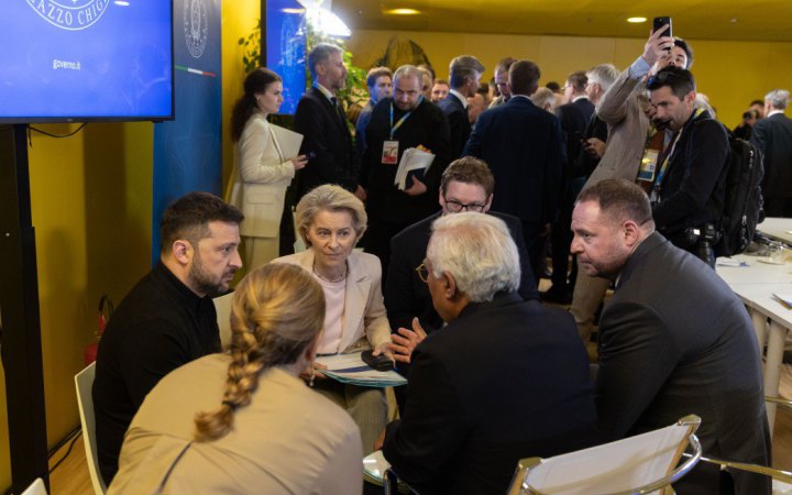 Зеленський зустрівся з Урсулою фон дер Ляєн і Антоніу Коштою