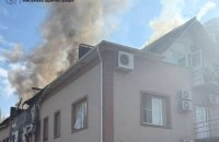 Вранці ворог влучив у офісну будівлю у Запоріжжі