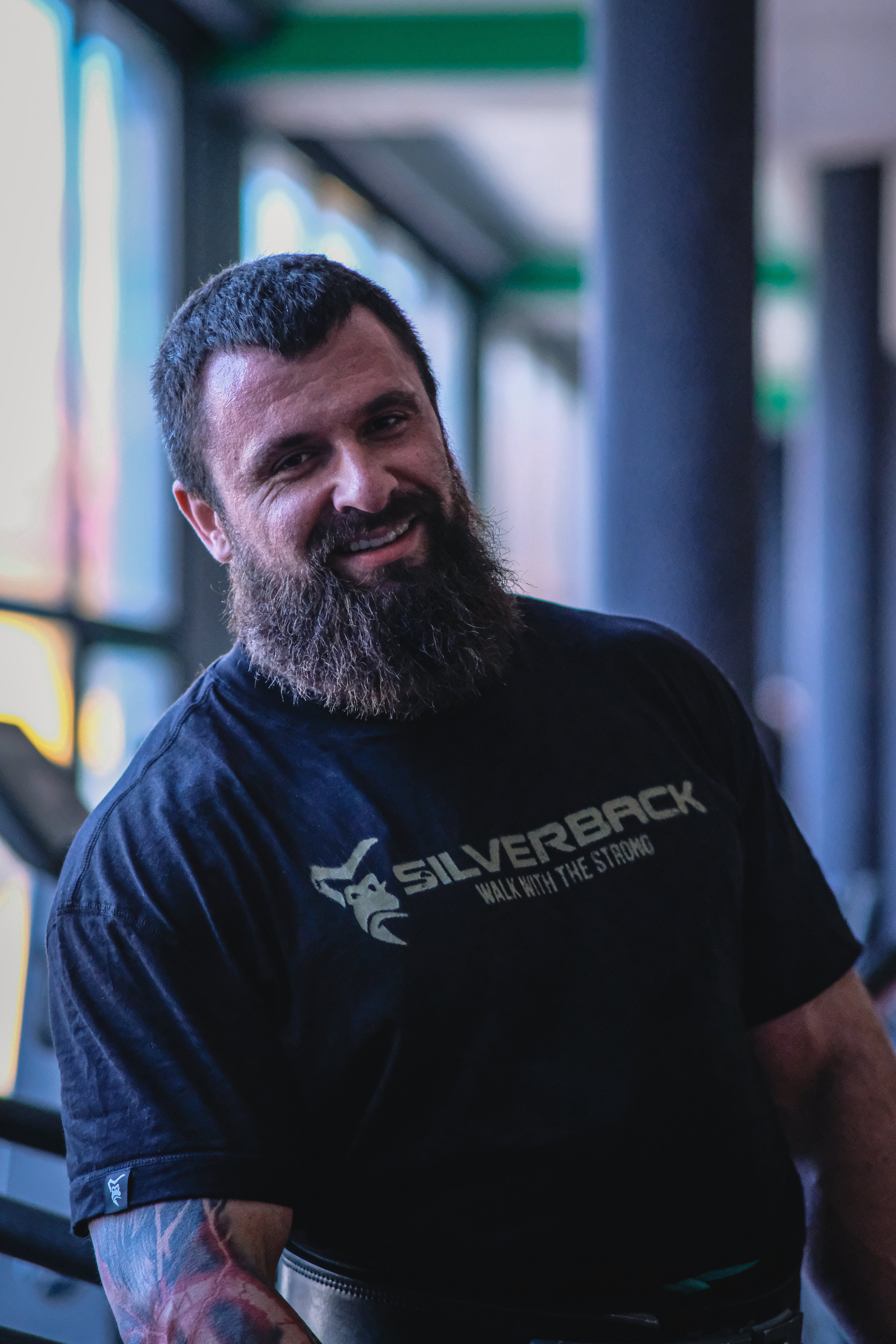 Стронгмен Павло Кордіяка під час тренування