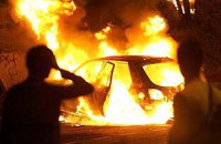 Закарпатскому "регионалу" сожгли BMW