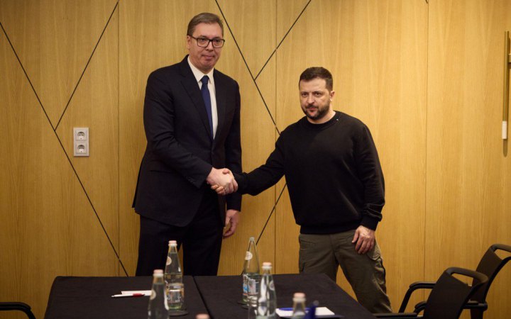 Зеленський зустрівся з президентом Сербії: дякував за підтримку суверенітету