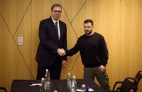 Зеленський зустрівся з президентом Сербії: дякував за підтримку суверенітету