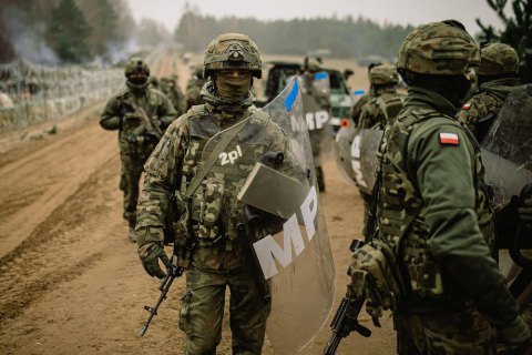 Белорусские военные стреляли на границе с Польшей