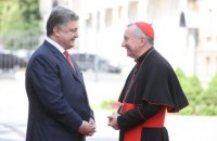 Украина рассчитывает на содействие Ватикана в освобождении пленных, - Порошенко