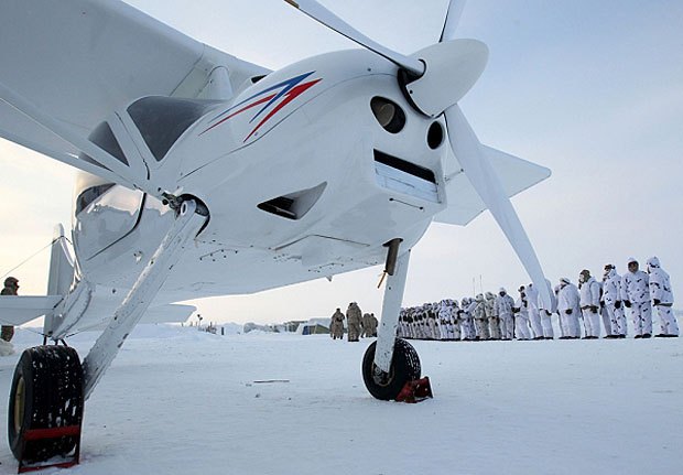 Российские военнослужащие в Арктике