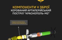 Розвідка оприлюднила дані керованих російських боєприпасів «Краснополь-м2»