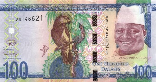 100 гамбийских даласи