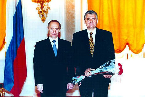 Владимир Путин и Виктор Шевченко