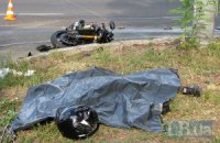 В Киеве в аварии погиб мотоциклист