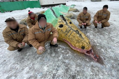 У колонії на Волині провели конкурс снігових фігур