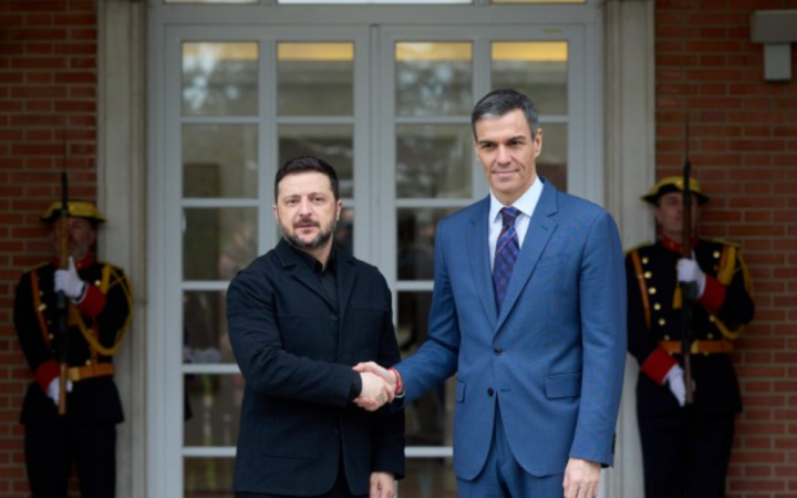 Зеленський і прем'єр Іспанії обговорили розблокування €90 млрд від ЄС для України