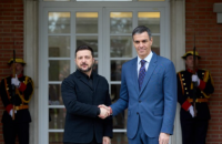 Зеленський і прем'єр Іспанії обговорили розблокування €90 млрд від ЄС для України