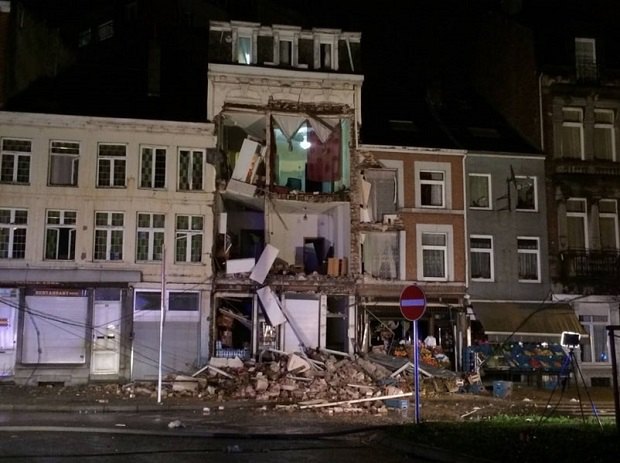 Взрыв в жилом доме в Бельгии