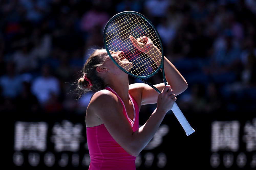 Емоції Марти Костюк на корті