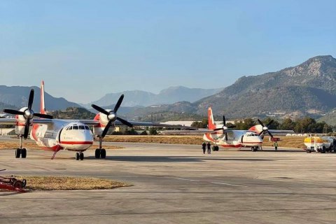Авіація ДСНС допомагає гасити лісові пожежі у Туреччині