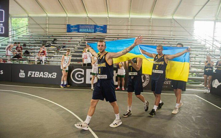 Чоловіча збірна України виграла четвертий етап баскетбольної Ліги націй 3x3 в Каунасі