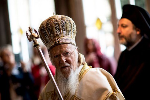 UA:Перший: в Киев прилетел патриарх Варфоломей