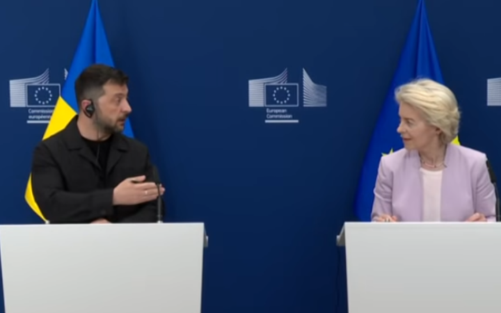 Зеленський обговорив використання заморожених російських активів із Урсулою фон дер Ляєн