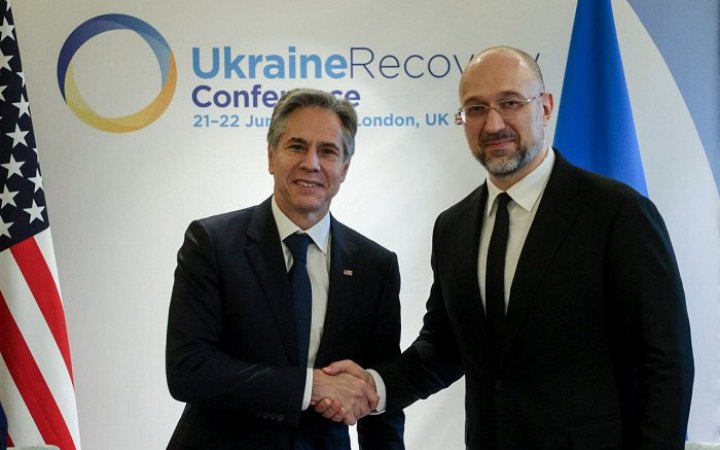​Шмигаль та Блінкен обговорили співпрацю у п’яти ключових пріоритетах відбудови України