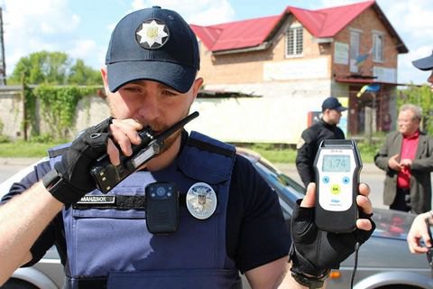 Поліція виписала п'яним водіям штрафів на 500 млн гривень від початку року