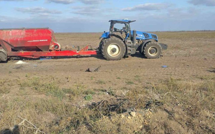 На Херсонщині тракторист підірвався на вибуховому пристрої