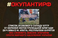 Розвідка оприлюднила список 709 військових з Бурятії, які обстрілюють українські міста
