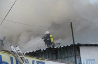 ​В Киеве горела вторая за два дня станция техобслуживания