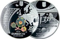 У Арбузова представили монеты, посвященные Евро-2012