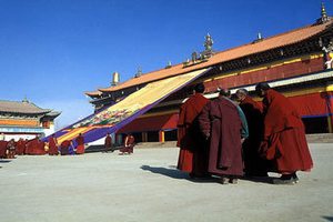 Тибетский монастырь в Китае заблокировали после самосожжения монахов