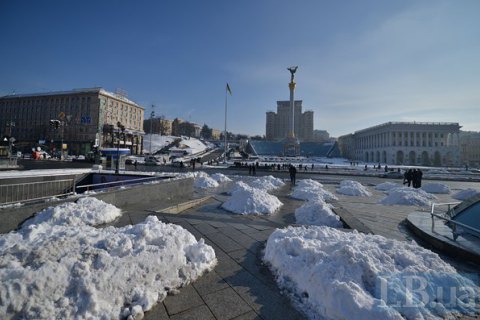 У понеділок у Києві до -5 градусів