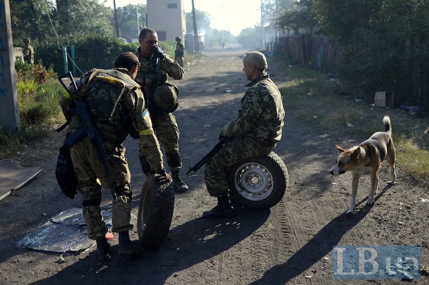 Добровольцы батальона Донбасс в Иловайске