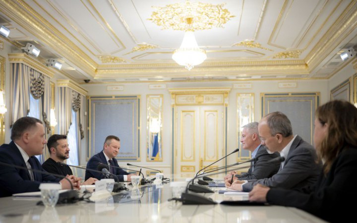 Зеленський зустрівся з головою ОЕСР. Говорили про посилення аграрного сектору України