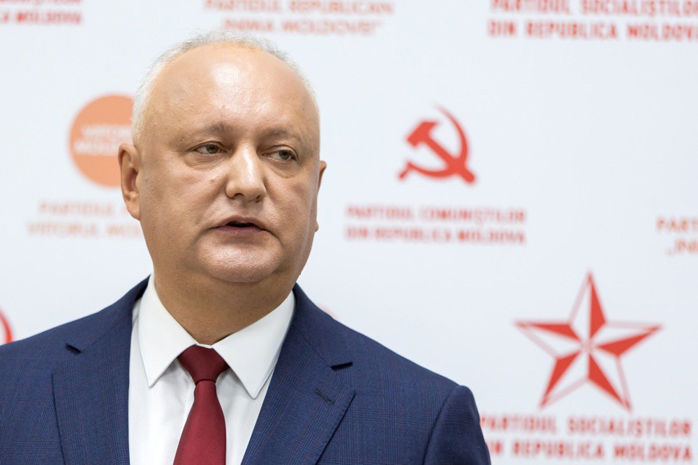 Колишній президент Молдови і очільник Партії соціалістів Ігор Додон