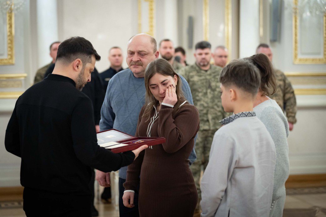 вручення державних нагород рідним полеглих героїв, 29 січня 2026 року