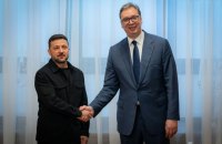 Зеленський зустрівся з президентом Сербії Вучичем
