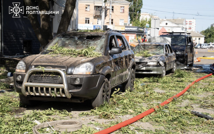 ОВА: вранці 3 липня у центрі Полтави під час повітряної тривоги було зачинено укриття