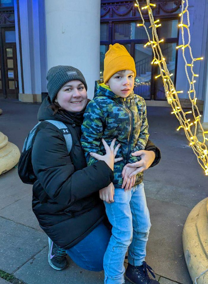 Наталія з сином