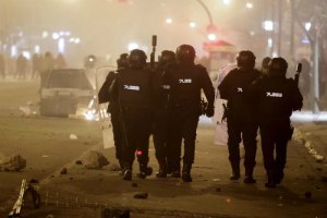 В испанском городе Бургос третий день продолжаются беспорядки