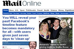 The Daily Mail стала самой популярной интернет-газетой в мире