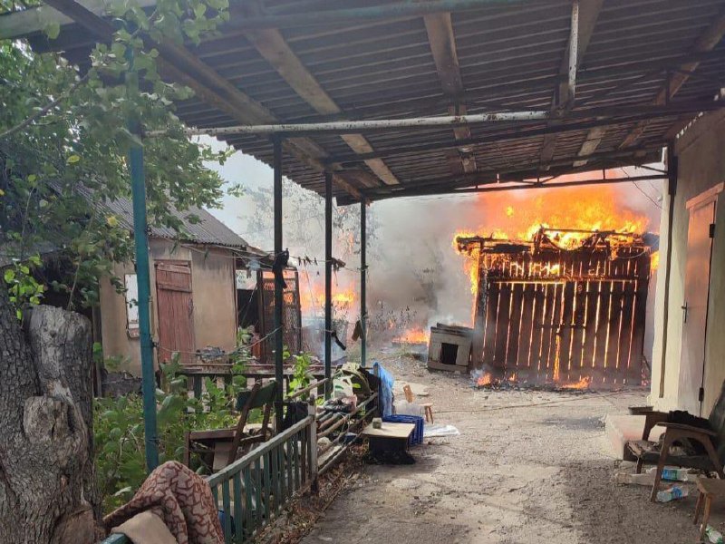 Наслідки обстрілу Донеччини