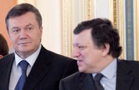 ​Янукович встретился с Баррозу "тет-а-тет"